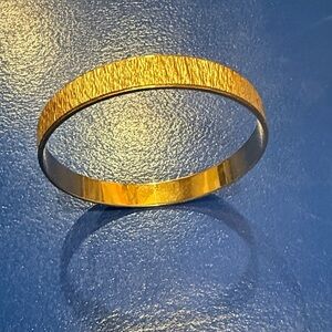 Napier Gold Textured Bracelet